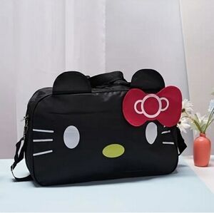 Hello Kitty Duffle Bag  - Black